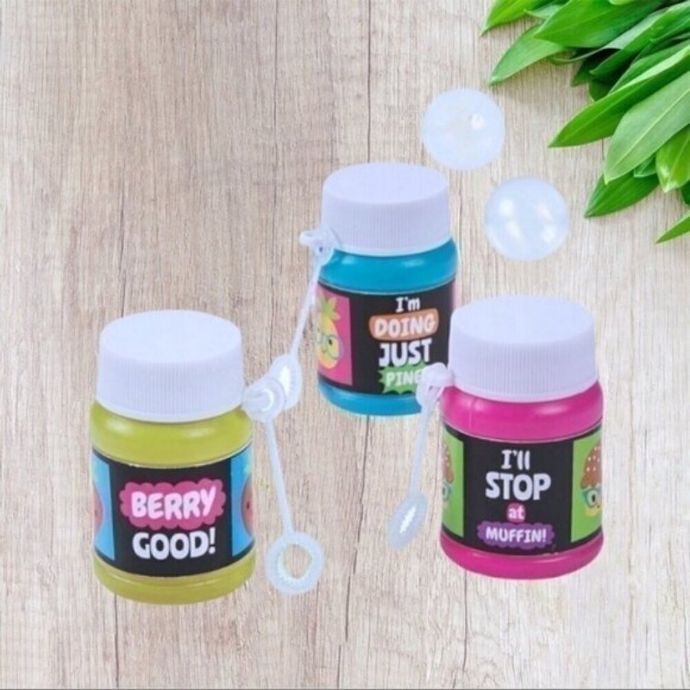 Funtastic Food Scented Bubble Bottles 24 Piece